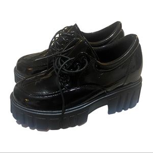 Lug Sole Platform Oxfords